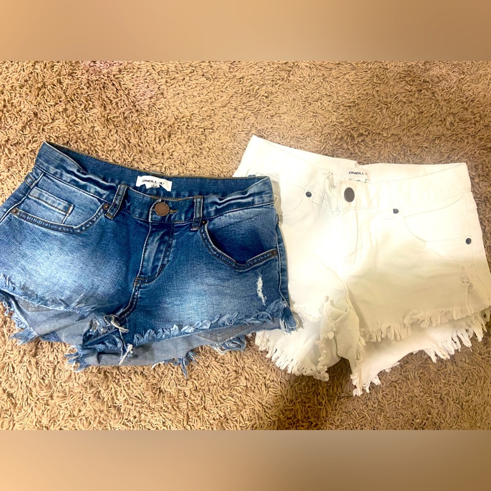 Denim shorts